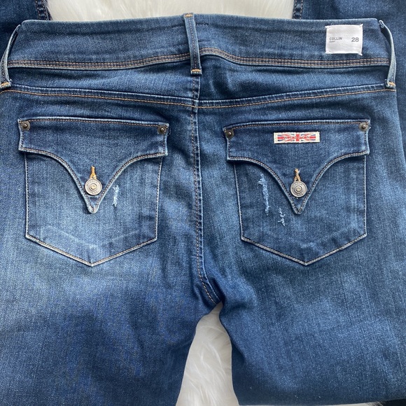 Hudson Jeans Size Size 28 Collins Skinny Medium Rise in Very Good Condition. - Picture 8 of 11